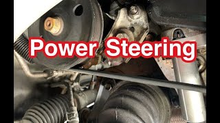 How to Replace Power Steering Belt: Toyota Sienna 2000 