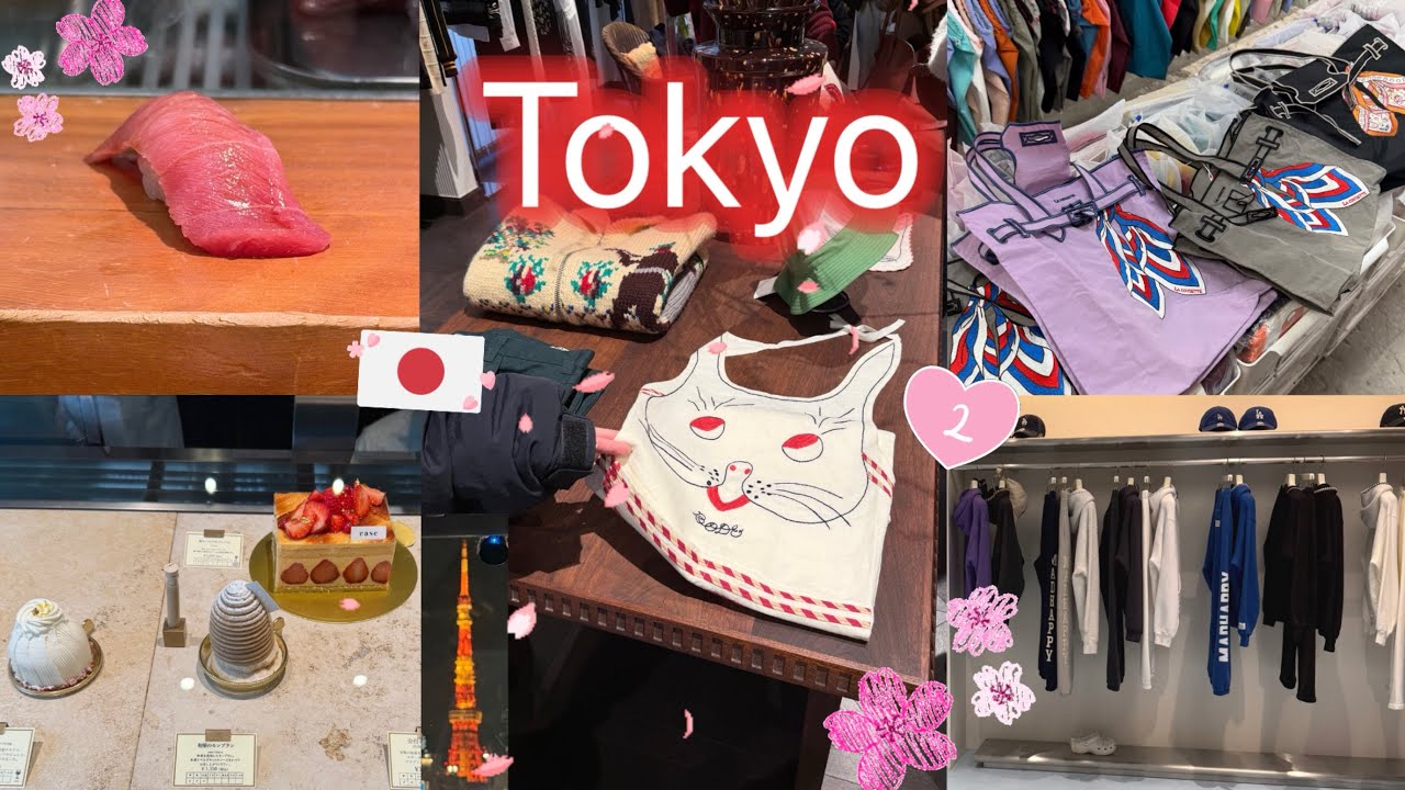 (재업)도쿄🌸ep.2 | 보디 도쿄🐰오픈첫날🙋🏻‍♀️다녀온사람 / 더오쿠라🍽️조식 / 라쿠제트🛍️매드해피 / 스시🍣 당고🍡디저트🍰맛집