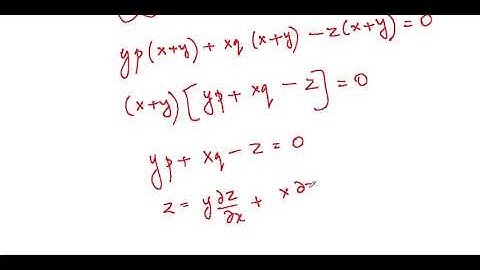 MA201 lecture2 - forming PDE by eliminating arbitrary functions