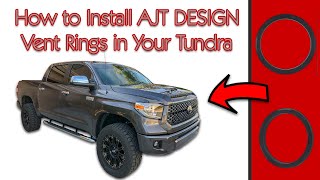 How to Install the AJT Design Vent Rings on Your Tundra [4K] by Militarized Citizen 556 views 1 year ago 10 minutes, 23 seconds