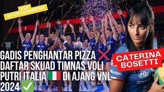 🔴 Pizza Delivery Girl ❌ This is the Italian Women's National Volleyball Team Squad 🇮🇹 At VNL 2024 ✅