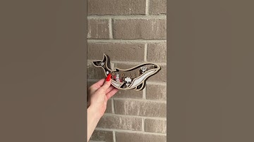 Whale design for Laser Cutting | Svg designs | Glowforge designs | Vector files #lasercut #svg #dxf