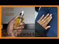 Quick and Easy D.I.Y NAIL GROWTH SERUM for long, strong and healthy nails| Affordable for ANY budget