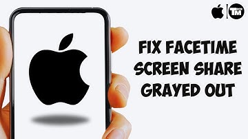 How to Fix facetime Screen Share Grayed out Issue on iPhone | Facetime Screen is Unavailable on iOS