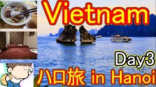 【ベトナムVLOG】ハノイひとり旅2018 ～世界遺産ハロン湾ツアー編～【DAY３】