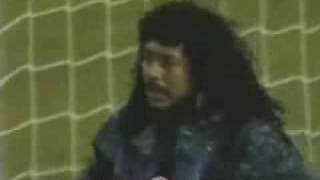 Goalkeeper Higuita does an amazing SAVE!!!!