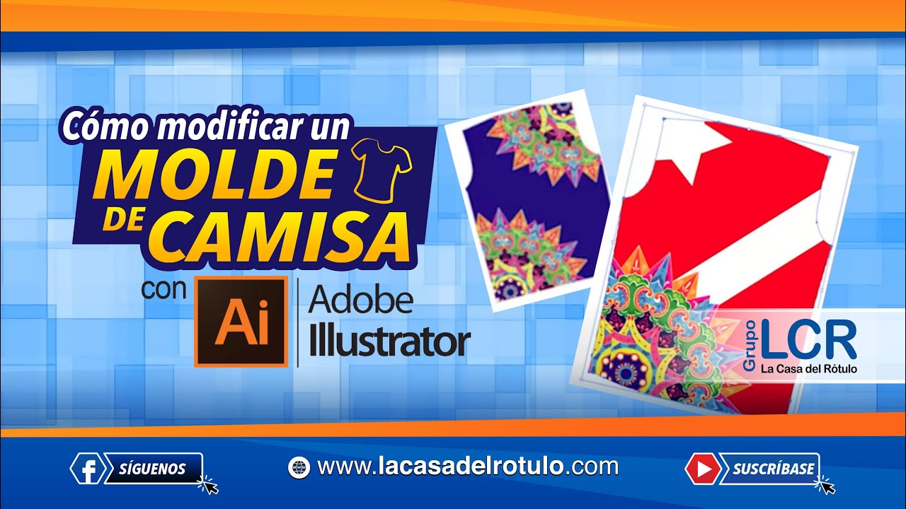 Cómo modificar un molde de camisa con Ilustrador