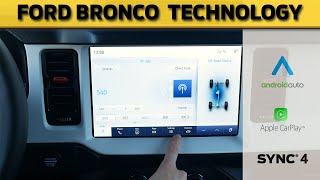 Ford Bronco Sync4 Media Screen (20212024 model) | Connect phones, use navigation and more!