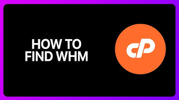 How To Find Whm In cPanel Tutorial