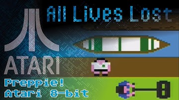 Preppie! (Atari 8-bit) - ALL LIVES LOST