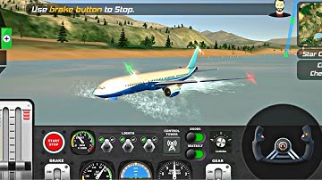 Airplane Flight Pilot! All Engines Failure , LANDING ON RIVER.#afps #helicopterflightpilotsimulator