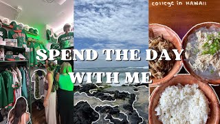 SPEND THE DAY WITH ME | college in hawaii
