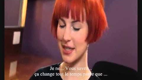 Interview de Paramore par TwoTube (sous-titré français)