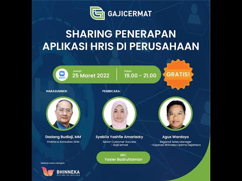 Sistem Informasi SDM HRIS dan penerapannya di perusahaan by Dadang Budiaji dan GajiCermat