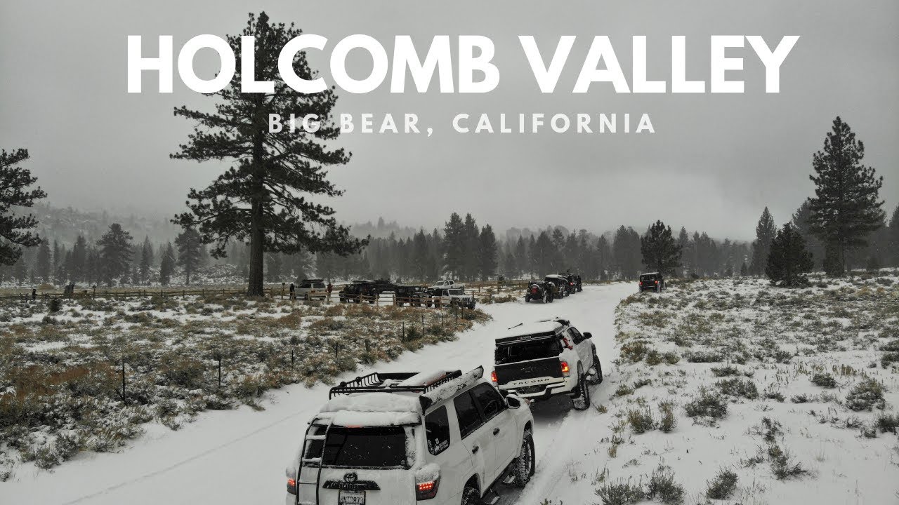 Big Bear Valley Trail (3N16) OffRoading During a Snow Storm