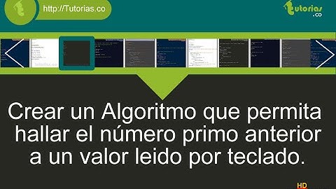 funciones – pseudocodigo (el numero primo anterior a un valor)