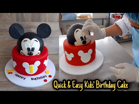 Video: Hoe Maak Je Een Mickey Mouse-taart?