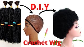 Comment faire une perruque afro avec crochet/ Tuto coiffure/ How to Make a crochet wig /Peruk Afro