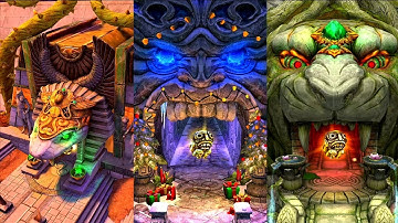 Temple Run 2 Blazing Sands VS Frozen Festival VS Lost Jungle Android iPad iOS Gameplay HD