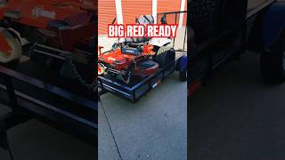 Big Red yearns for grass ✅#lawncare #exmark #lawnmowingbusiness #lawnmower #mowing #lawn #shorts