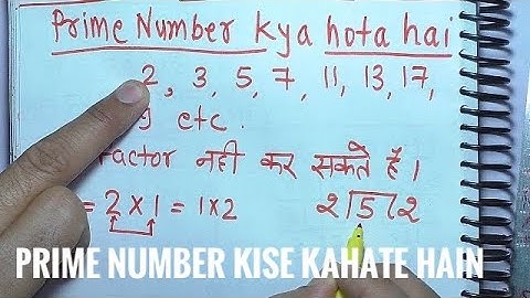 what are prime numbers called