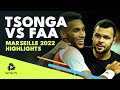 Felix Auger-Aliassime vs Childhood Idol Jo-Wilfried Tsonga | Marseille 2022 Highlights