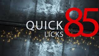 Quick Licks #85 - 5 Notes Per String Tapping Made Easy