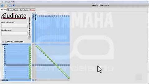 Routing Shortcuts for Dante Controller
