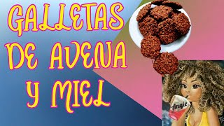 GALLETAS DE AVENA Y MIEL  #galletas   #postres #recetas #galletas #avena #miel