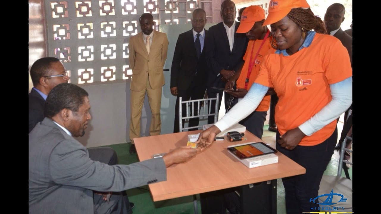 What is a biometric voter registration system?