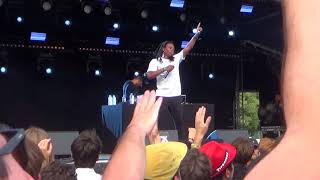 Denzel Curry - Knotty Head -  live at paris 2017 France