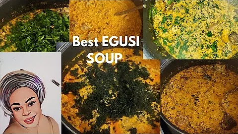 How to cook the best party EGUSI SOUP without frying it
