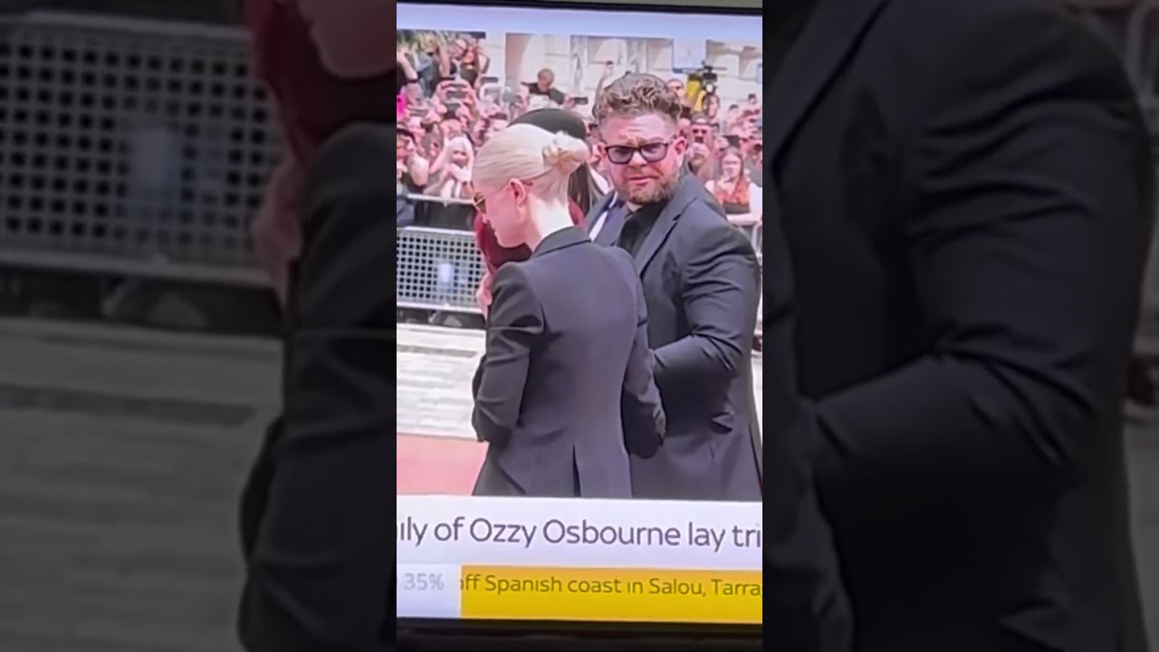 Emotional Osbourne Family At Ozzy Funeral Procession