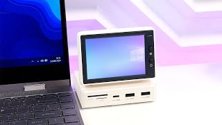 HUB USB CON PANTALLA 😍 Hagibis Mini Monitor USB-C Docking Station