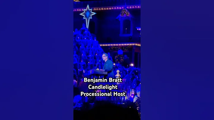 Benjamin Bratt Disneyland Candlelight Processional Host! #shorts
