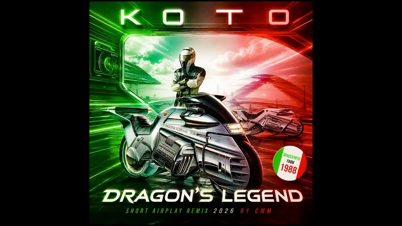 Koto - Dragon's Legend (Short Airplay Cover Remix 2026 by CMM) | 80s Italo Disco Revival Spacesynth