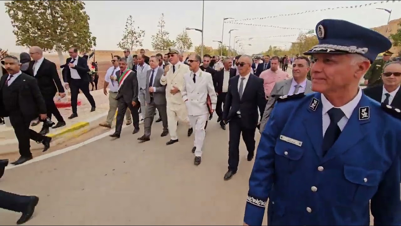 ملخص زيارة السيد وزير الداخلية والجماعات المحلية والتهيئة العمرانية إلى ولاية النعامة