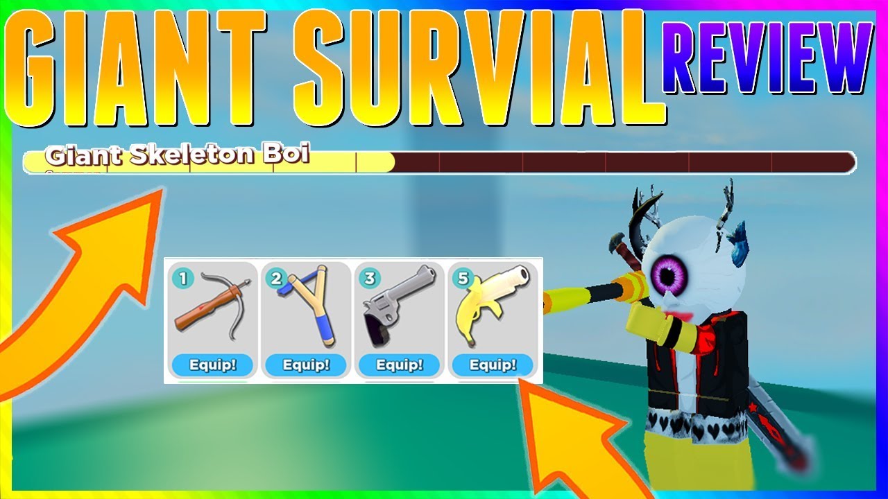 Roblox New Giant Survival By Big Games Review Youtube - big games roblox logo