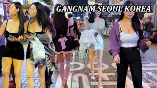 [4K GANGNAM SEOUL] 새벽 1시에 서울 강남 클럽 거리의 멋짐을 느껴보세요 😎😎😎#GANGNAM#SEOUL#KOREA#JUST WALK