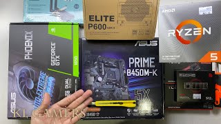 Satisfying RGB Gaming PC Build AMD Ryzen 5 3500X ASUS PRIME B450M-K GTX1650 PHOENIX