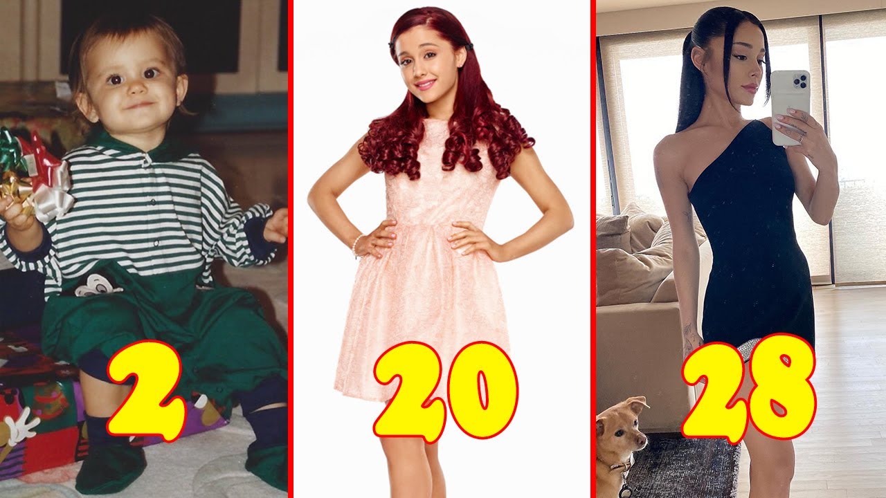 Ariana Grande From 1 to 28 Years Old 2022 👉 YouTube