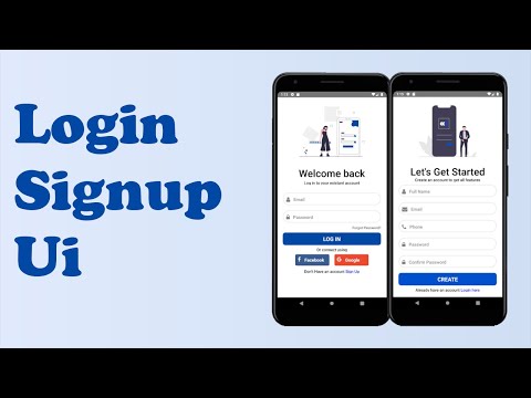 Login & Signup Ui Design in React Native - Speed Code