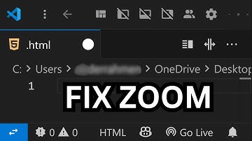 Fix vs code Screen Zoomed In Error | 2025 Easy Fix (Black Border/Zoom Bug)