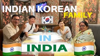 🇮🇳🇰🇷 Indian Korean Family's First Ever Conversation in Bharat (India) ! *this happened*