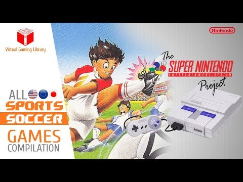 All SNES/Super Nintendo Soccer Games Compilation - Every Game (US/EU/JP)