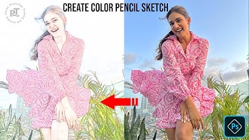 Create Color Pencil Sketch in Photoshop - Urdu/Hindi