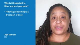 Microsoft Excel Tutorial  -  Viewpoints Filtering and Sorting