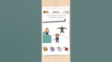 Joe is still dizzy and they - Smith and Joe vs Professor bigbrain - Brain Test 2 - Level 23