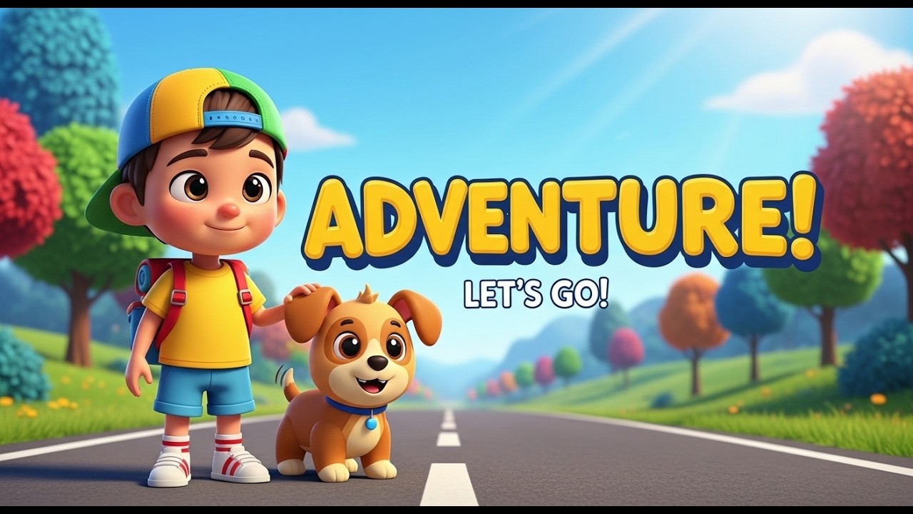 Let’s Go Travel Song 🎵 | Kids Adventure Cartoon