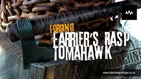 Forging a Tomahawk from a Farrier